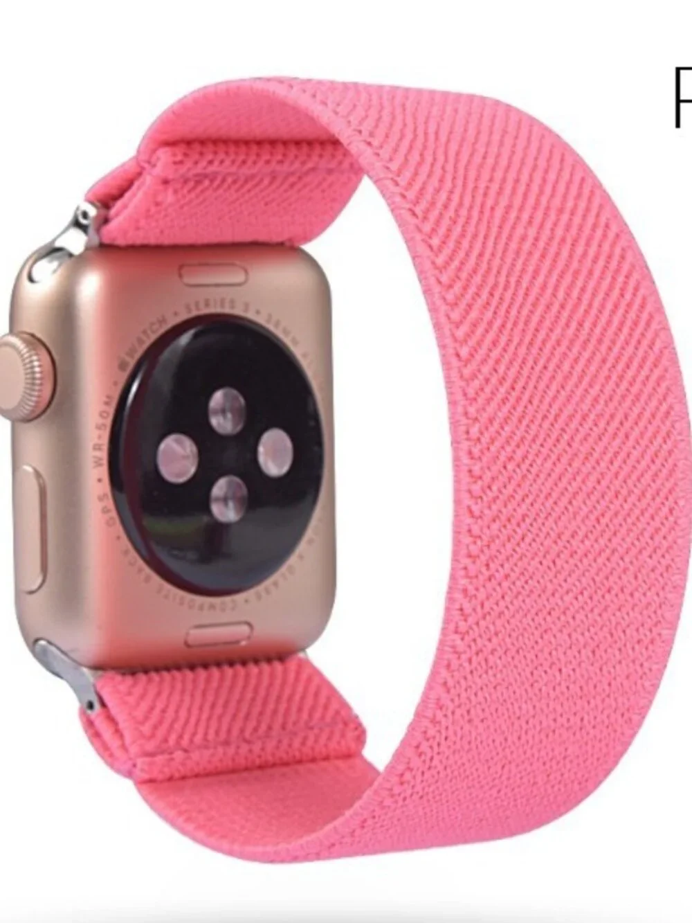 Elastic Apple Watch Band 38/40mm Hot Pink or Pink Camo Stretch Strap NEW